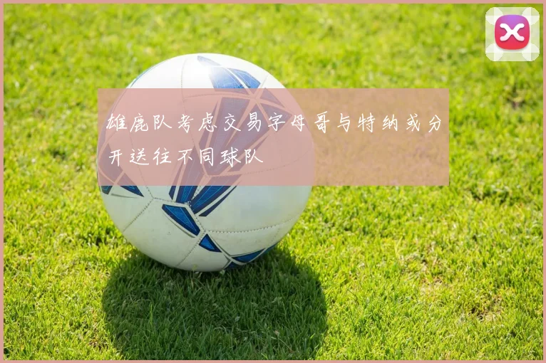 雄鹿队考虑交易字母哥与特纳或分开送往不同球队